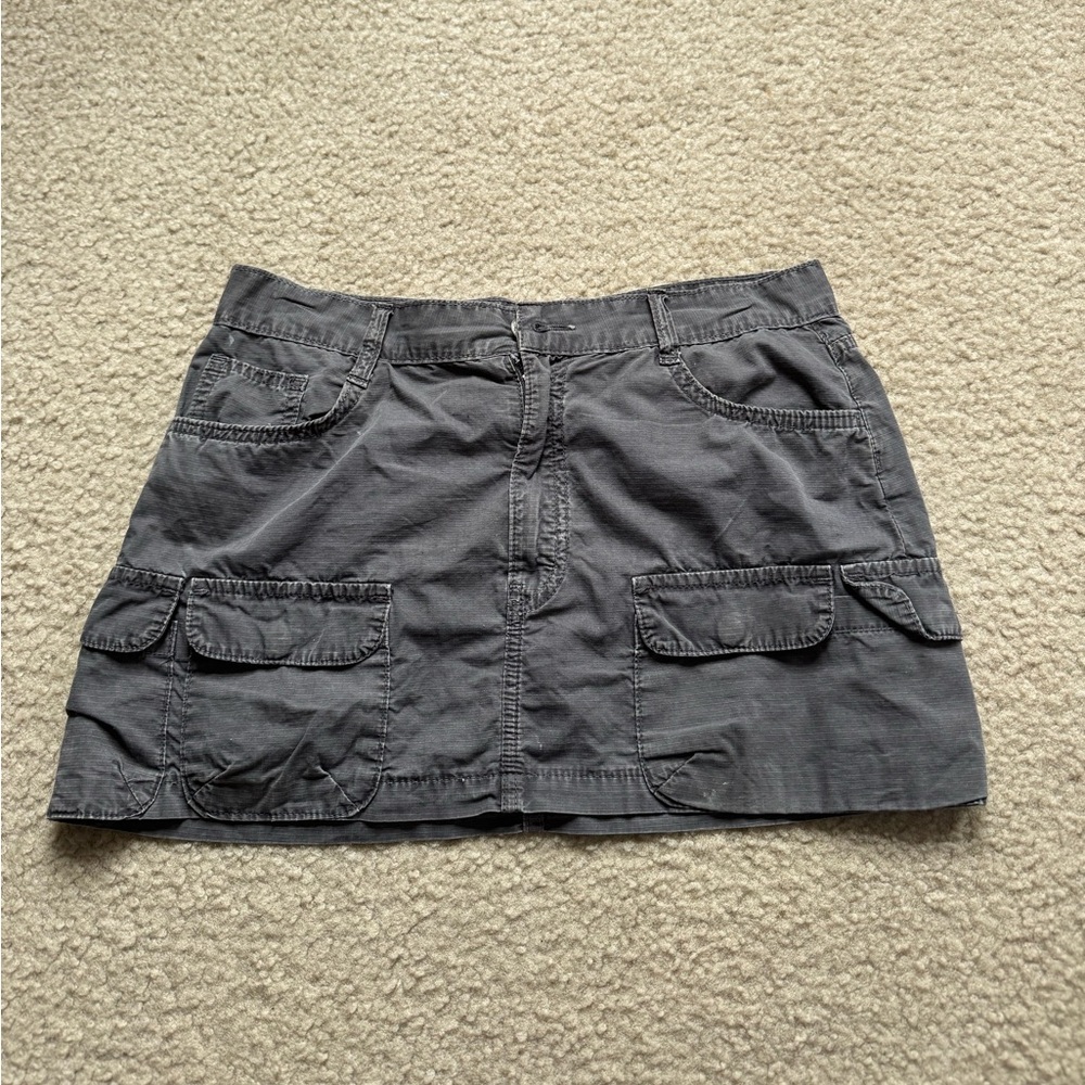 Zara Black Mini cargo Skirt